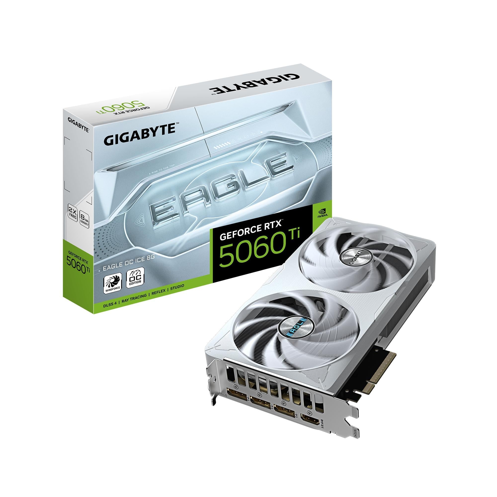 Gigabyte Geforce Rtx 5060 Ti Eagle Oc Ice 8gb Grafikkort Geekd Dk