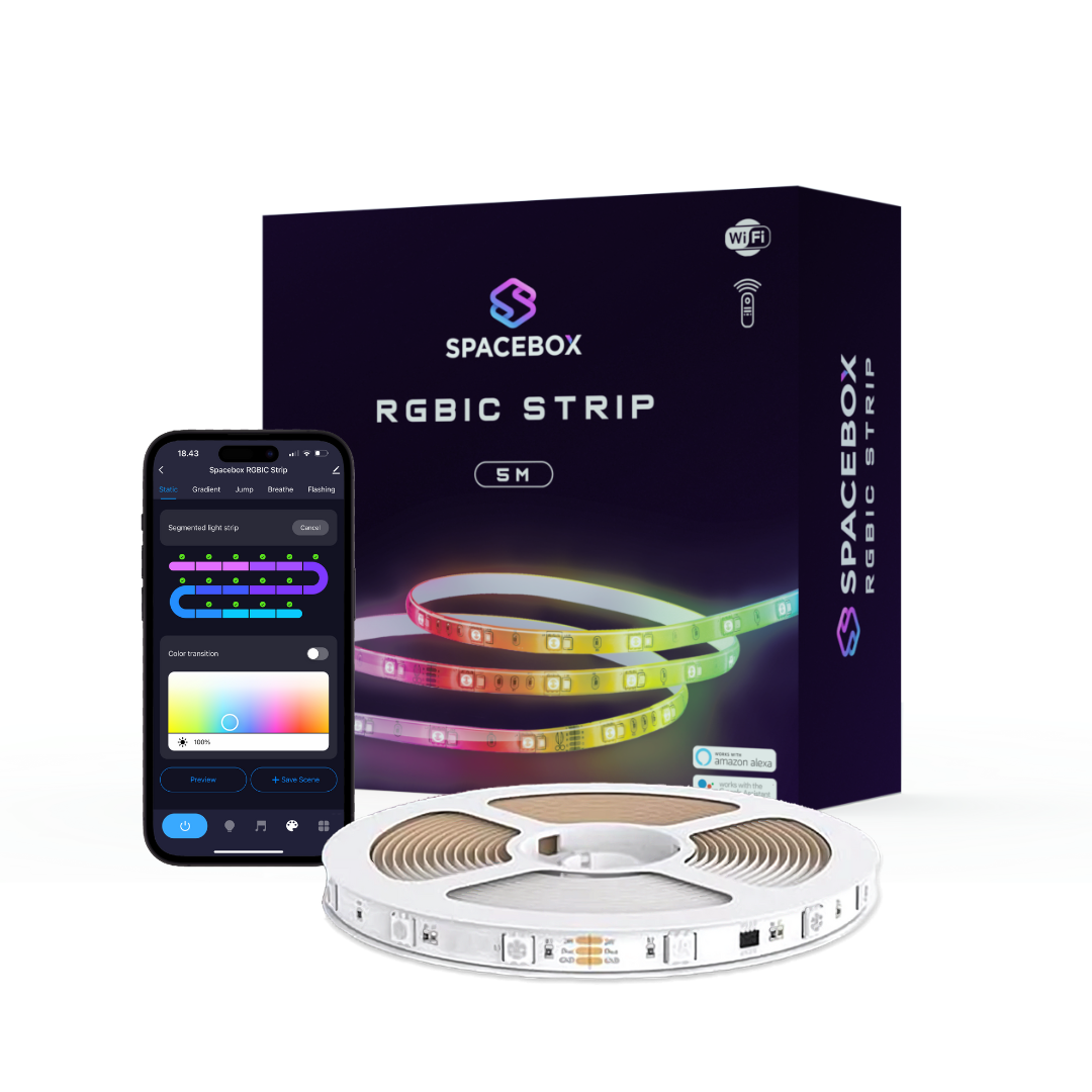 Spacestrip Rgbic Wifi Led Strip 5m