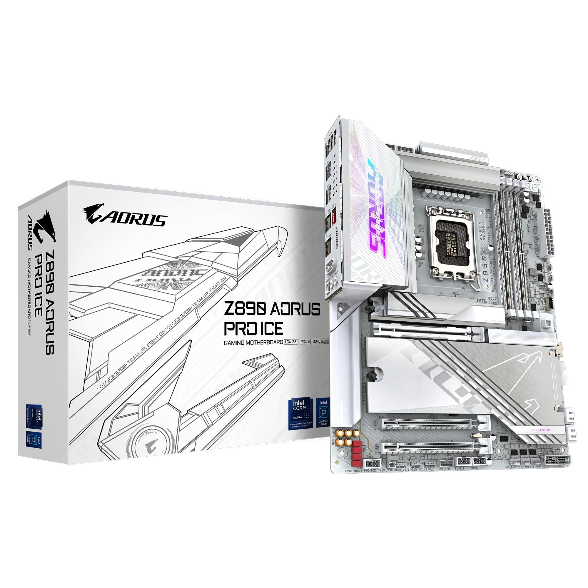 Aorus Z890 Pro Ice Atx Lga1851 Sokkel Intel Z890 Bundkort Geekd Dk