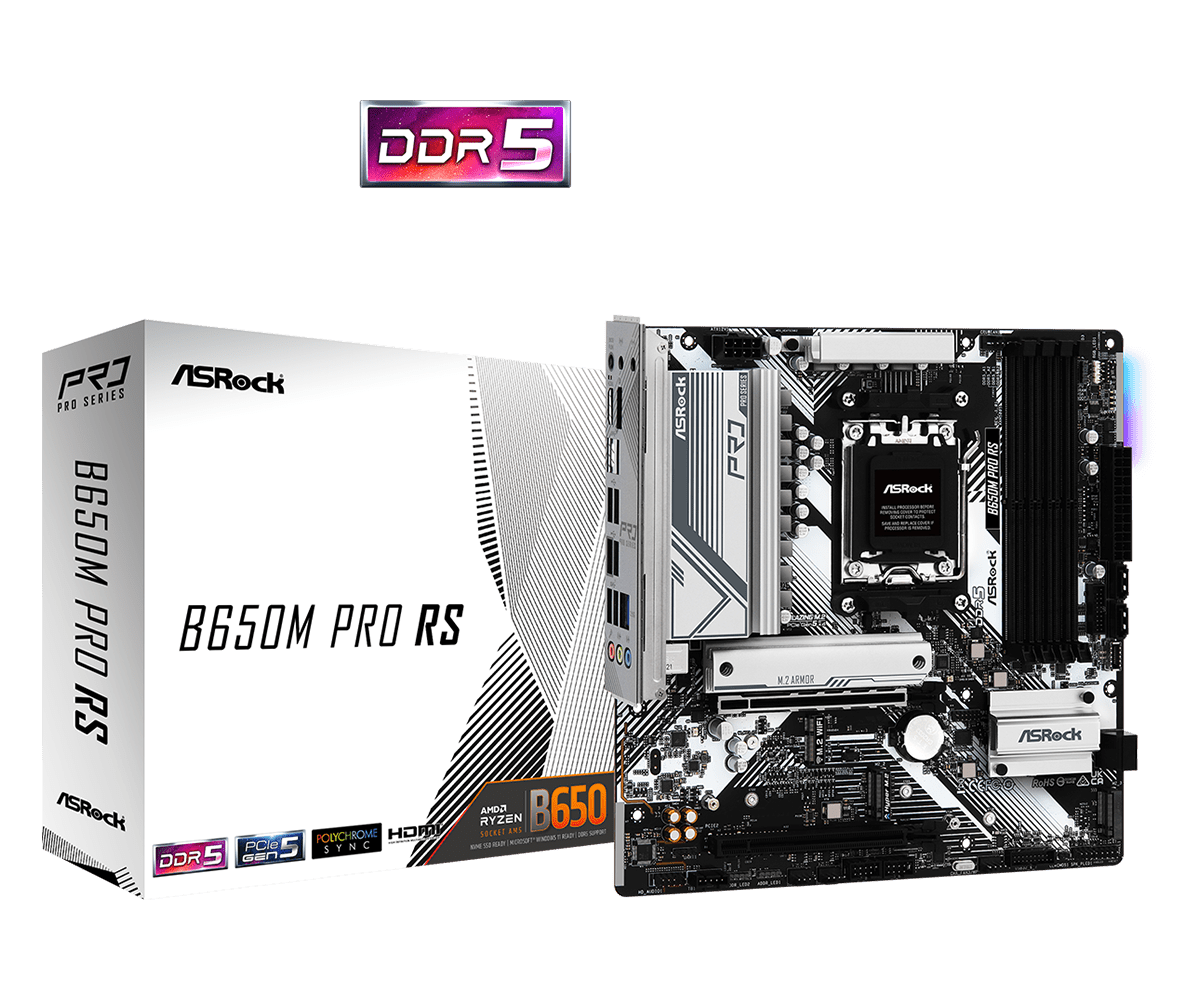 Asrock B650m Pro Rs Bundkort Geekd Dk