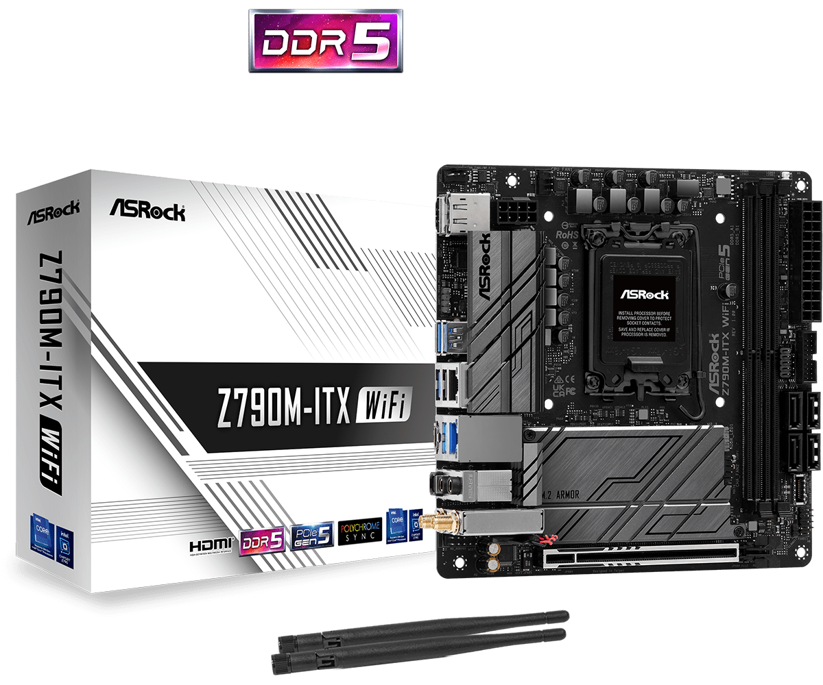 Asrock Z790m-itx Wifi Bundkort Geekd Dk