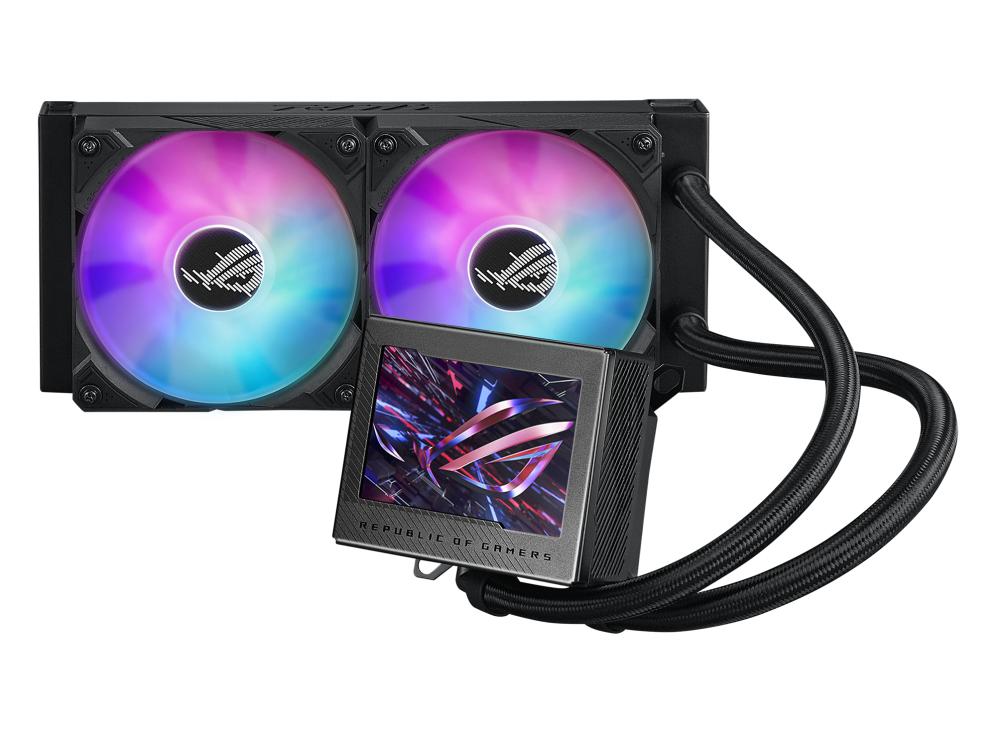 Asus Rog Ryujin Iii 240 Argb Aio Liquid Cooler Quot Lcd 2x120mm Rog Argb Magnetic Daisy-chainable Fans 2200 Rpm Pwm Vandkøling Geekd Dk