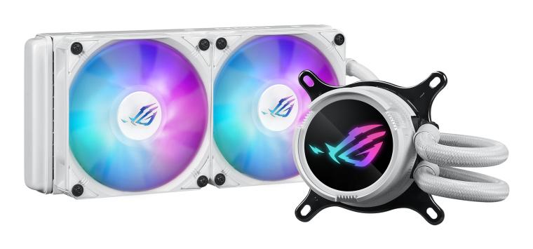 Asus Rog Strix Lc Iii 240 Argb White Edition Aio Liquid Cooler Vandkøling Geekd Dk