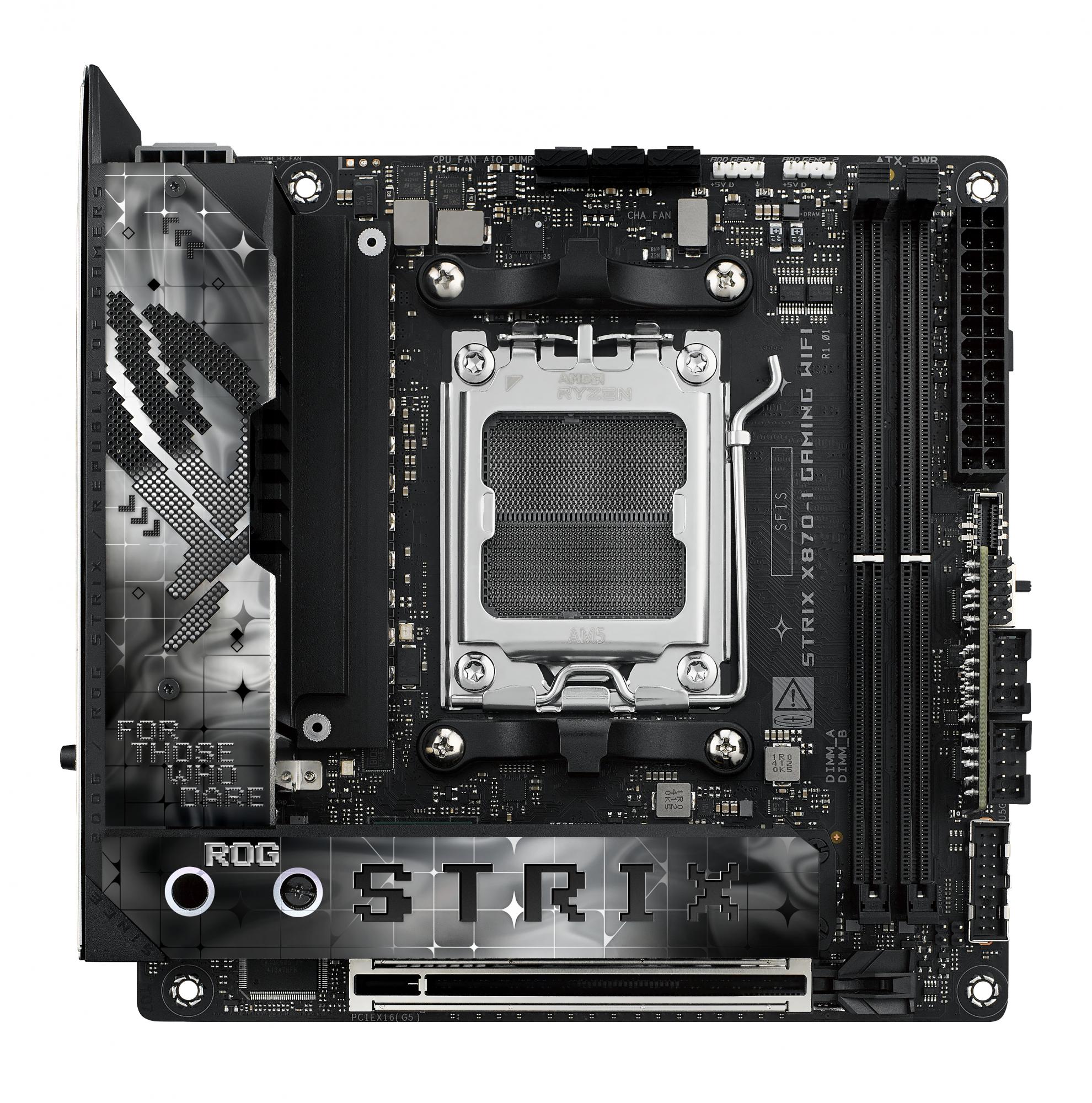 Asus Rog Strix X870- Gaming Wifi Mitx X870 Am5 Ddr5 Bundkort Geekd Dk