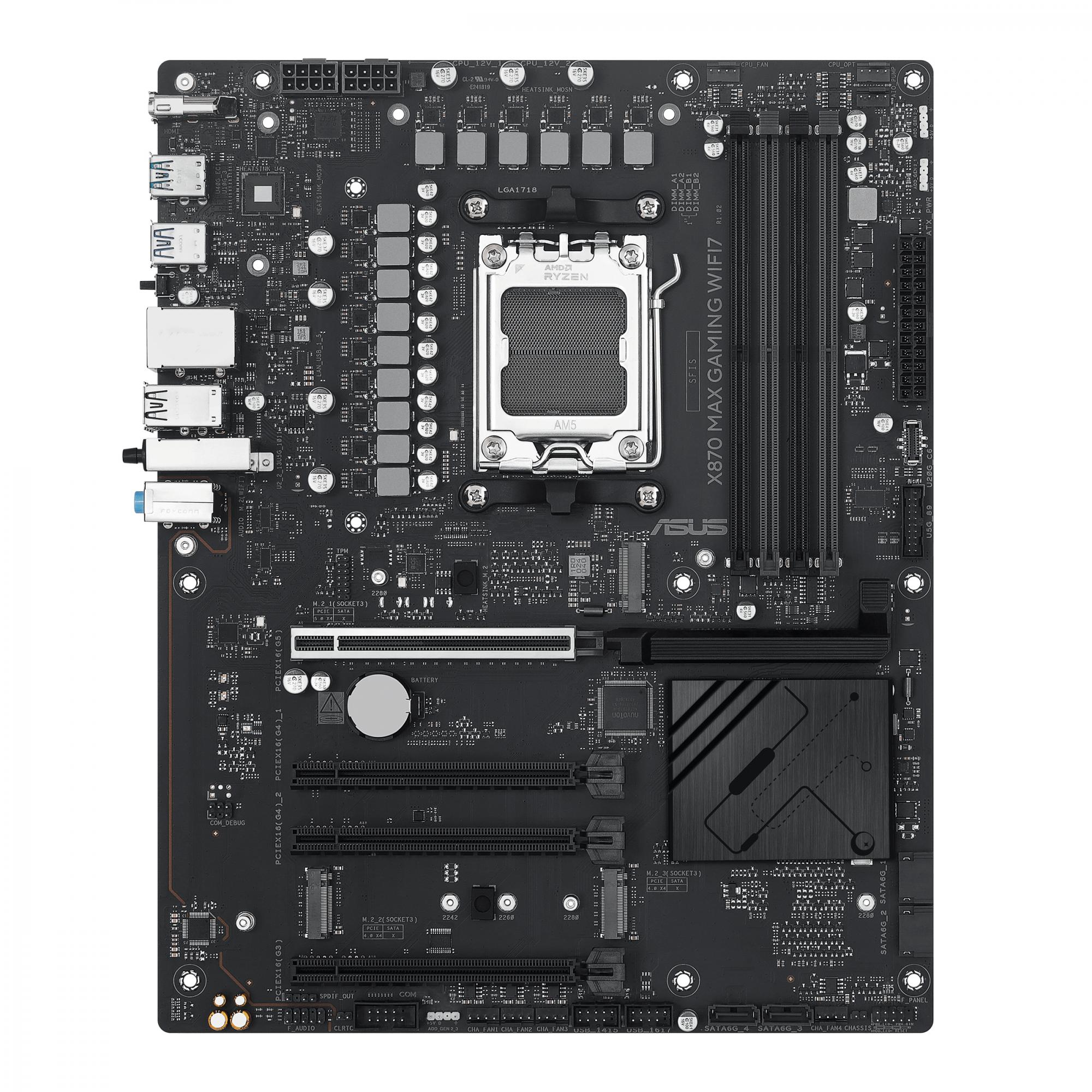 Asus X870 Max Gaming Wifi7 Atx X870 Am5 Ddr5 Bundkort Geekd Dk