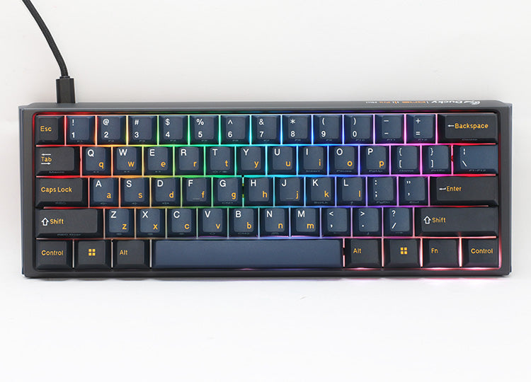 Ducky One Pro Nazca Line Mini 60 Blue Rgb Tastatur Geekd Dk