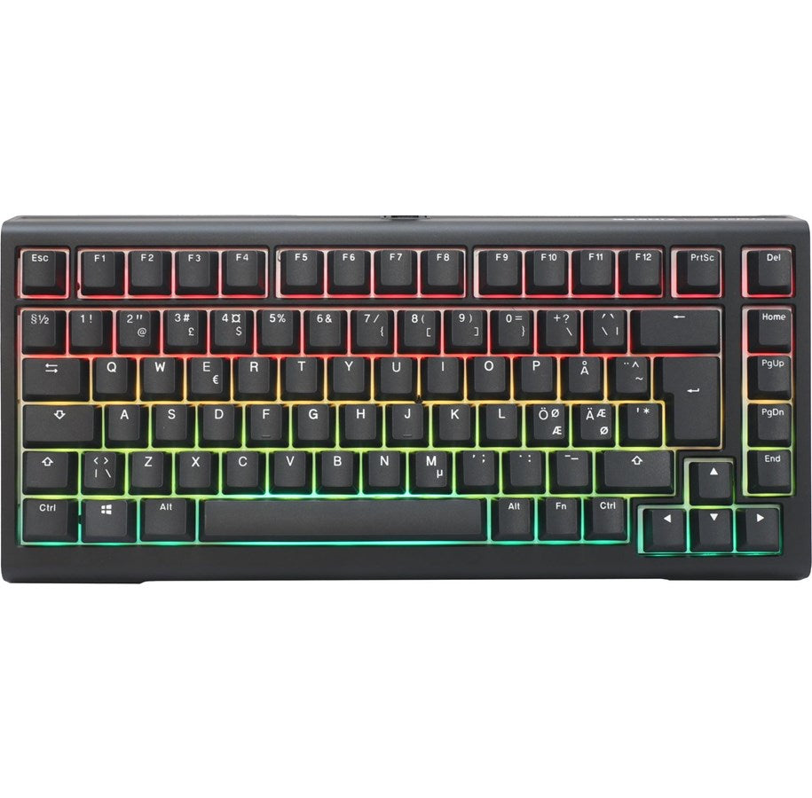 Ducky Tinker75 Prebuilt Iso Black Mx Cherry Red Tastatur Geekd Dk
