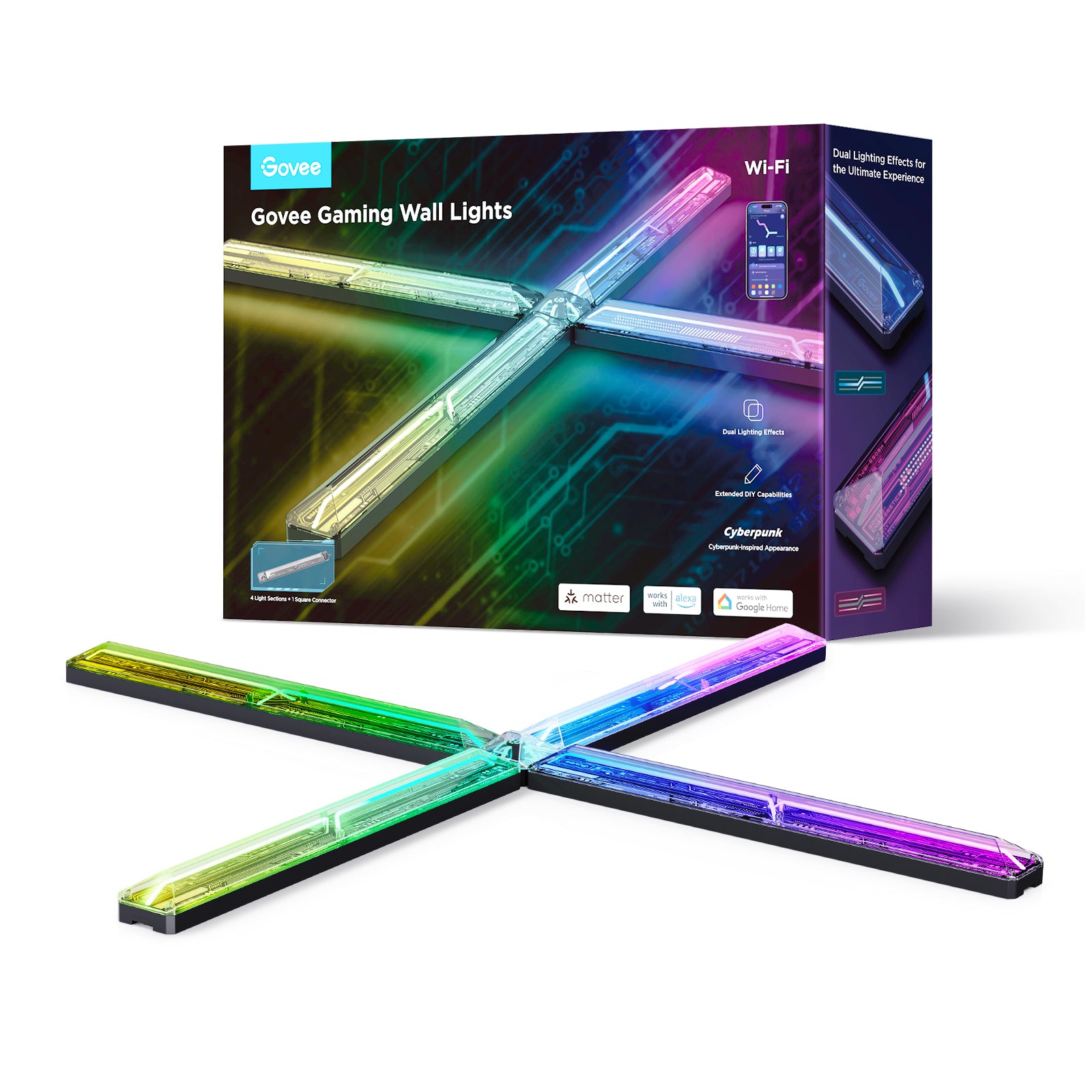 Govee Gaming Wall Light Illuminate Your Gaming Experience Lys Geekd Dk