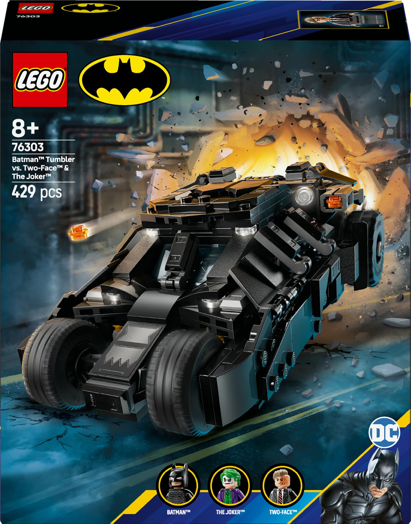 Lego 76303 Dc Super Heroes Batman Tumbler Vs Two Face The Joker Geekd Dk