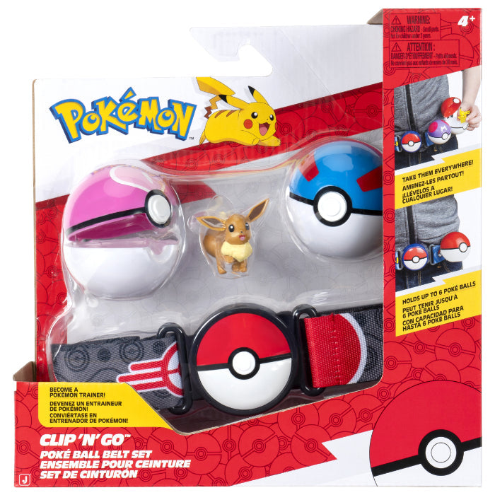 Pokémon Clip Go Bælt Sæt Eevee Legetøj Geekd Dk