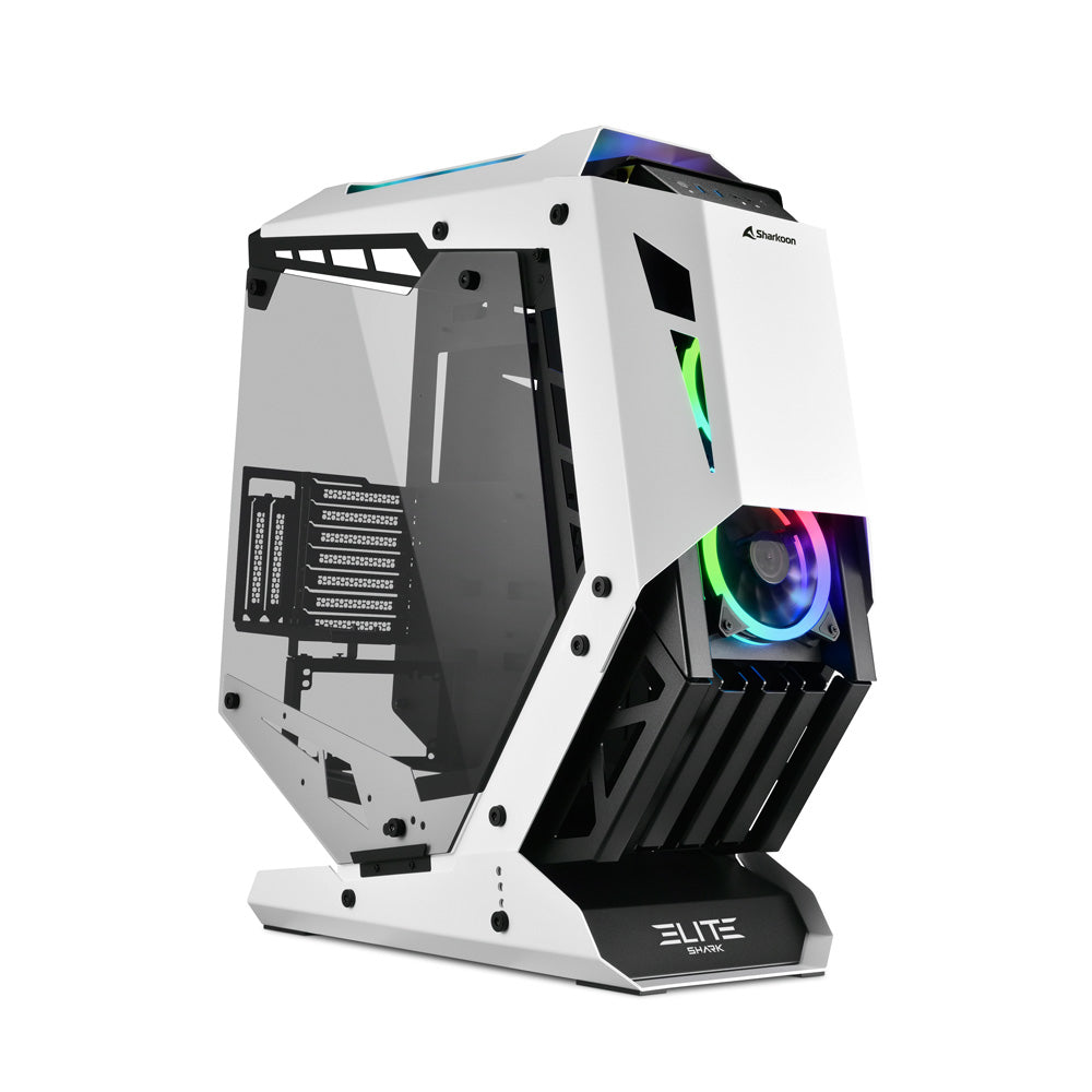 Sharkoon Elite Shark Ca700 Black White Kabinet Geekd Dk