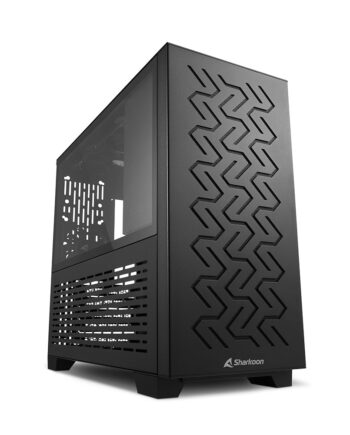 Sharkoon Ms-z1000  Gaming Tower Case  Black  Tempered Glass Side Panel  Kabinet Geekd Dk