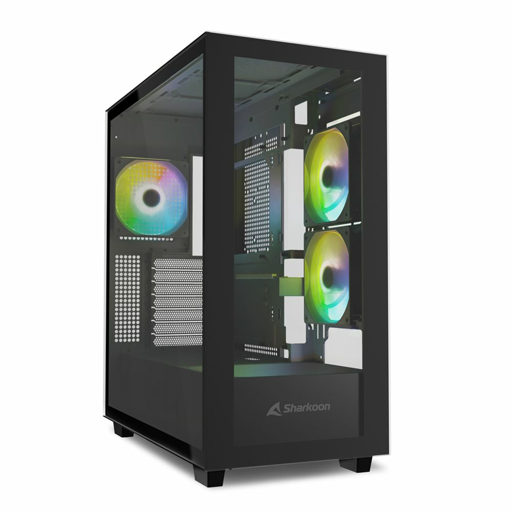 Sharkoon Rebel C60 Black Rgb Atx Kabinet Geekd Dk