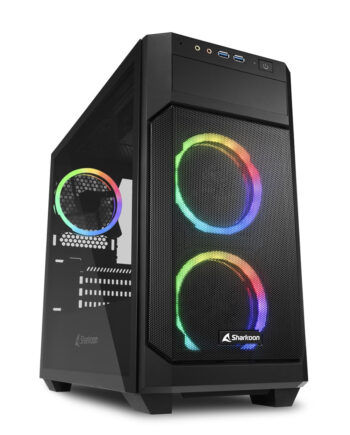 Sharkoon V1000 Rgb Tower Case Kabinet Geekd Dk