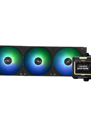 Thermalright Frozen Warframe Black Argb Aio  360mm  Lcd Vandkøling Geekd Dk