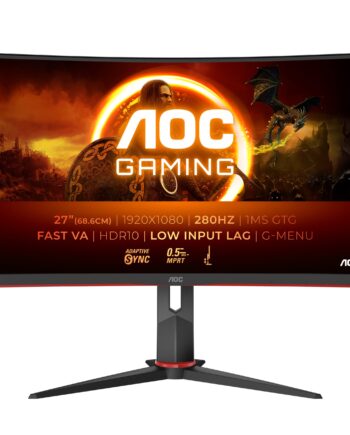 Aoc G2 C27g2z3 Bk Computerskærm 68   Cm  27 Quot  1920   1080 Pixel Fuld Hd Led Sort  Rød Geekd Dk