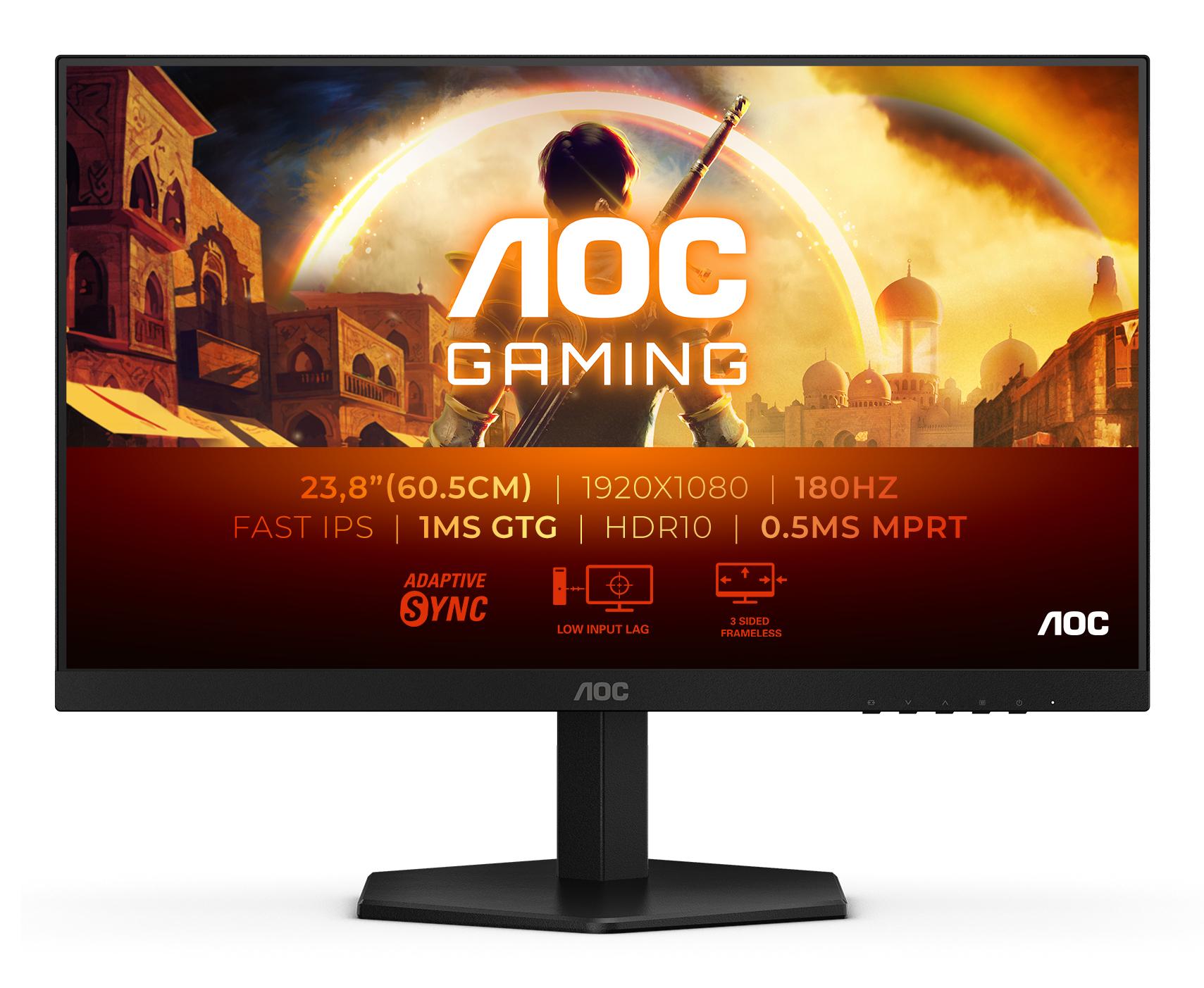 Aoc 24g42e 23 8â  1920x1080 16:  300 Cd Mâ   Ms Hdmi  Displayport  Headphone Out Skærm Geekd Dk