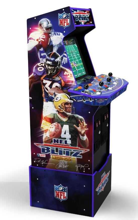 Arcade   Up Nfl Blitz Arcade Machine Arkademaskine Geekd Dk