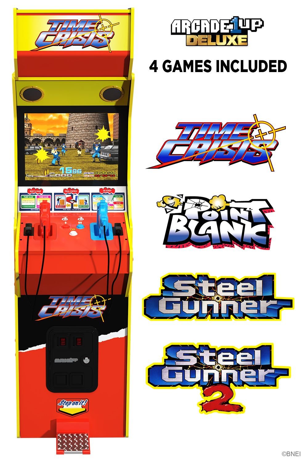Arcade   Up Time Crisis Deluxe Arcade Machine Arkademaskine Geekd Dk