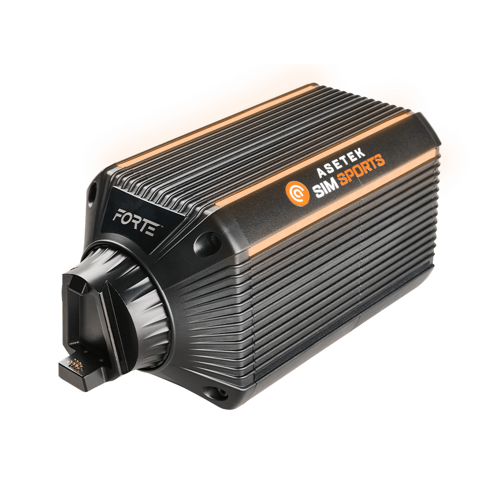 Asetek Forteâ  Direct Drive Wheelbase 18nm Rat Pedal Geekd Dk