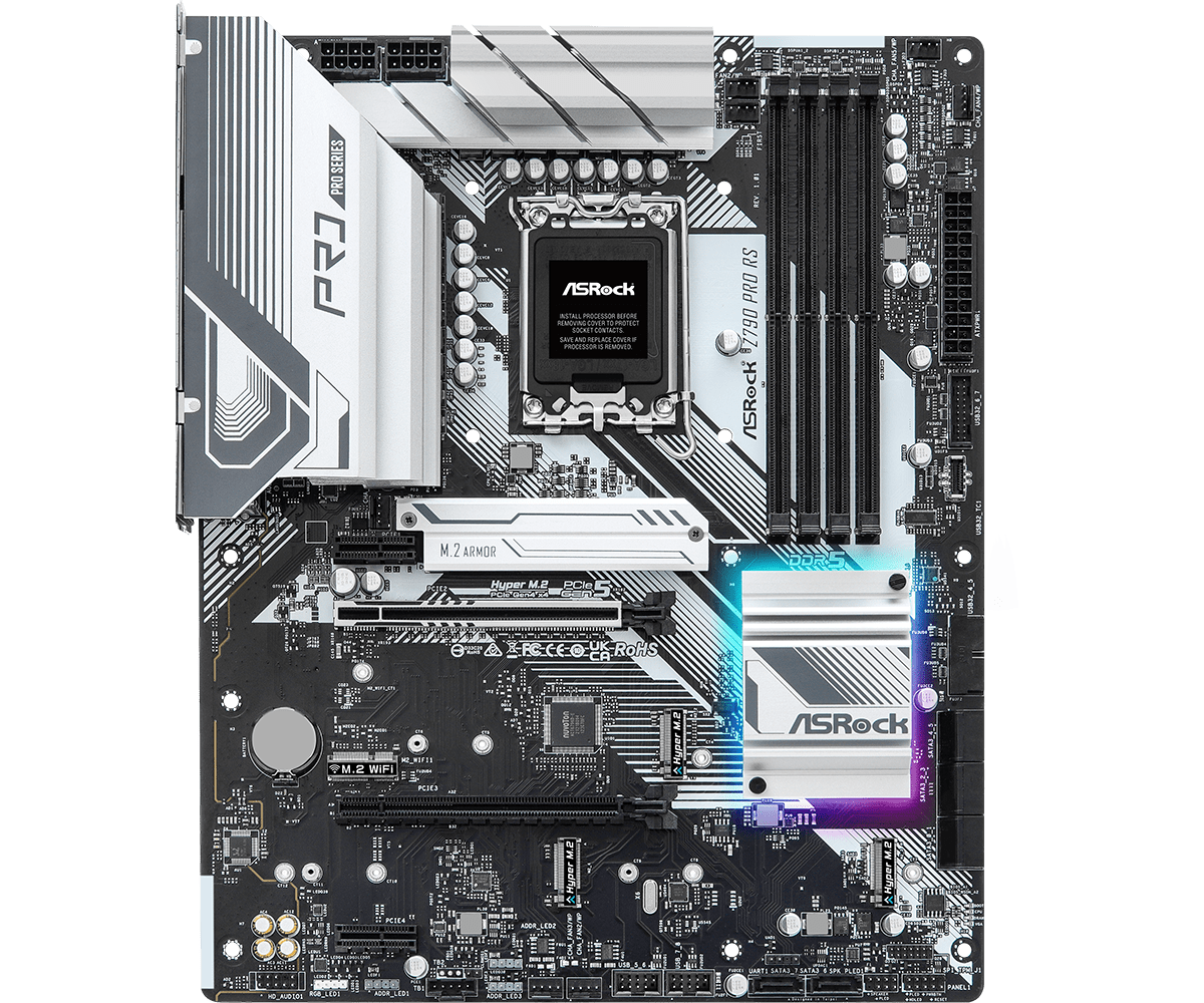 Asrock Z790 Pro Rs Bundkort Geekd Dk