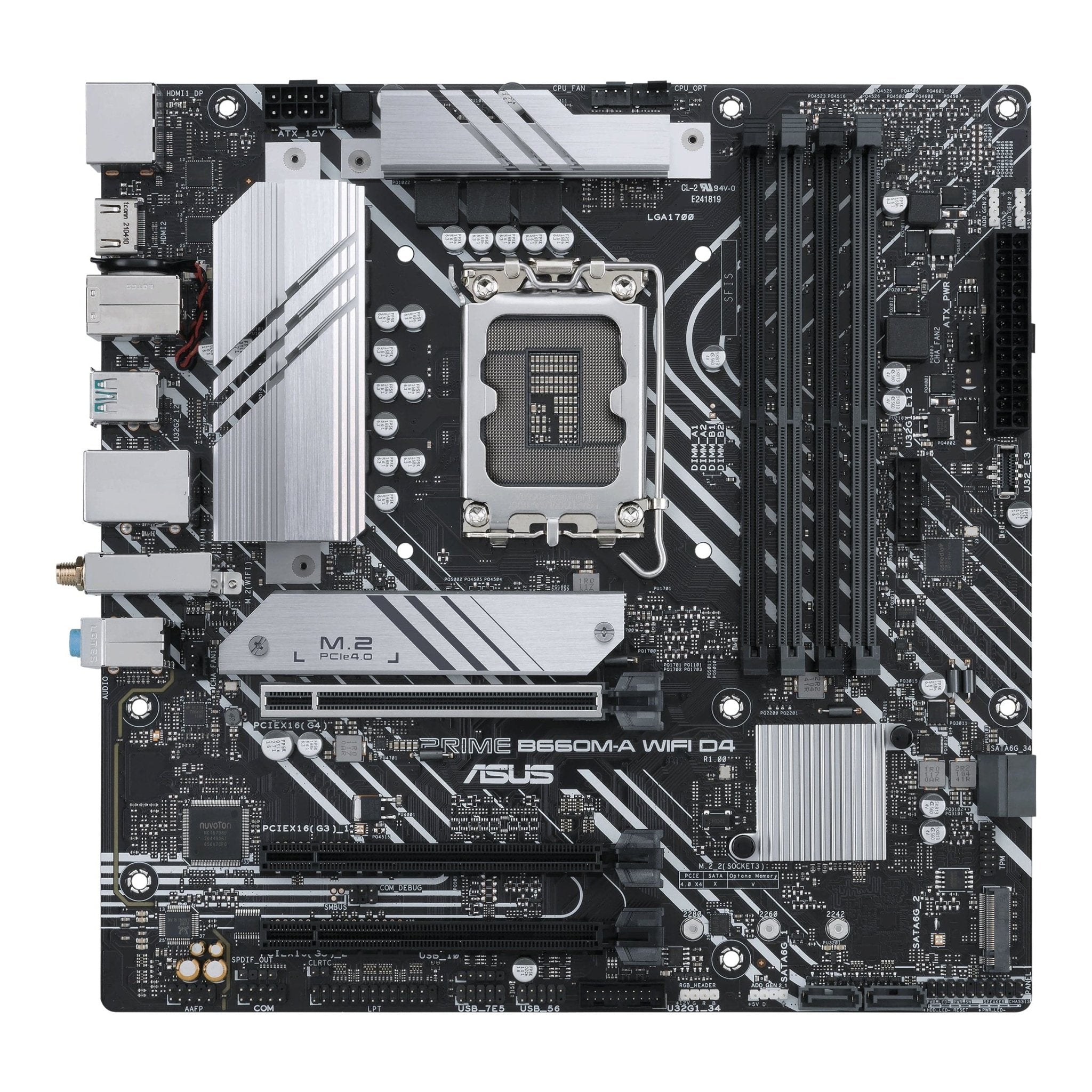 Asus Prime B660m-  Wifi D4 Micro-atx Lga1700 Intel B660 Bundkort Geekd Dk