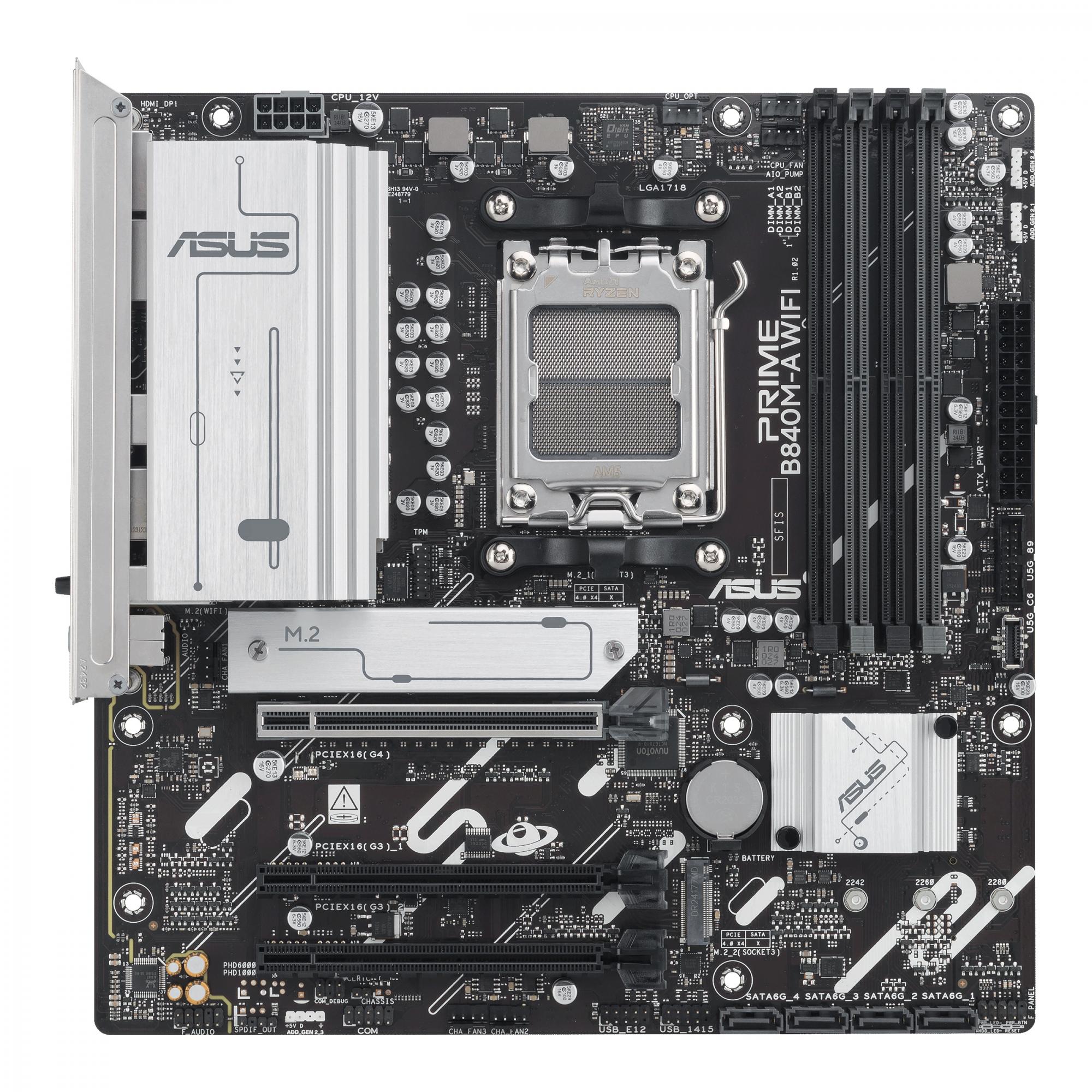 Asus Prime B840m-  Wifi  Matx  B840  Am5  Bundkort Geekd Dk