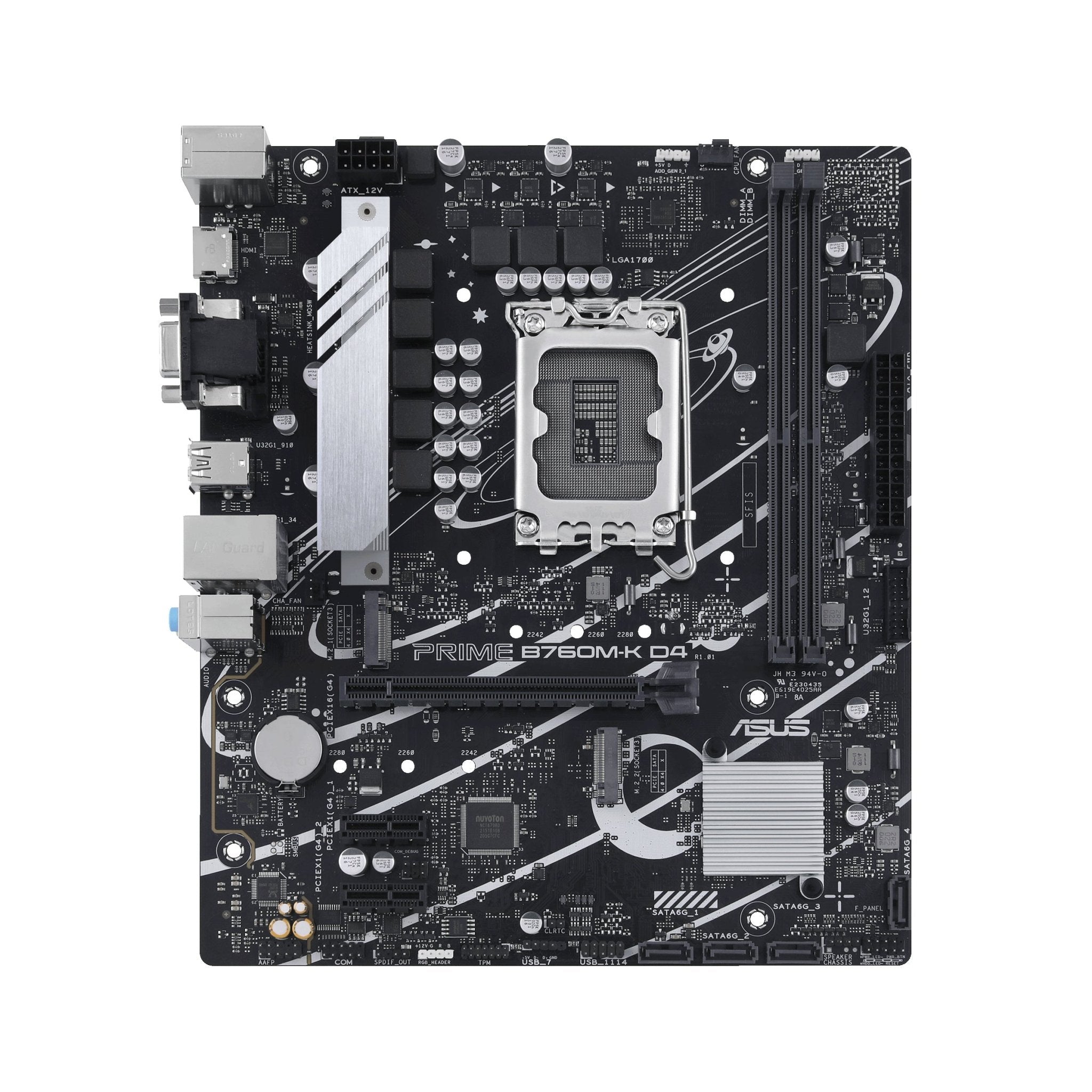 Asus Prime B760m-  D4  Matx  B760  Lga 1700  Ddr4  Bundkort Geekd Dk