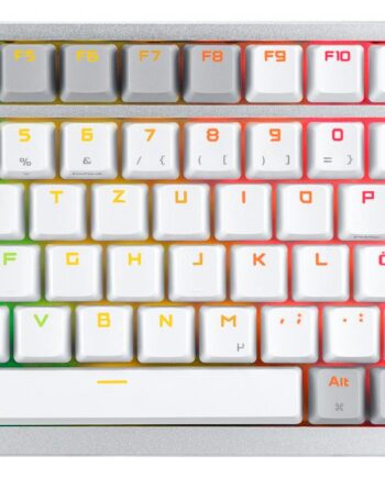 Asus Rog Azoth Moonlight White 75  Wireless Diy Custom Rgb Gaming Keyboard  Nx Red Switches  Oled Display  Pbt Tastatur Geekd Dk