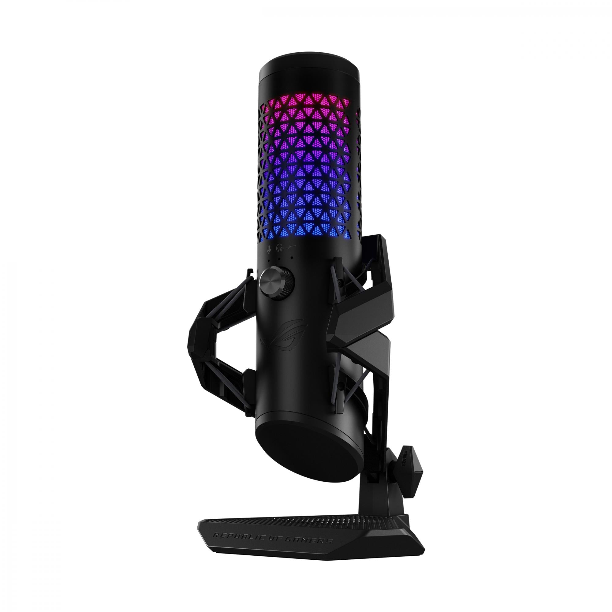 Asus Rog Carnyx Professional Cardioid Condenser Usb Gaming Microphone With Rgb Black Mikrofon Geekd Dk