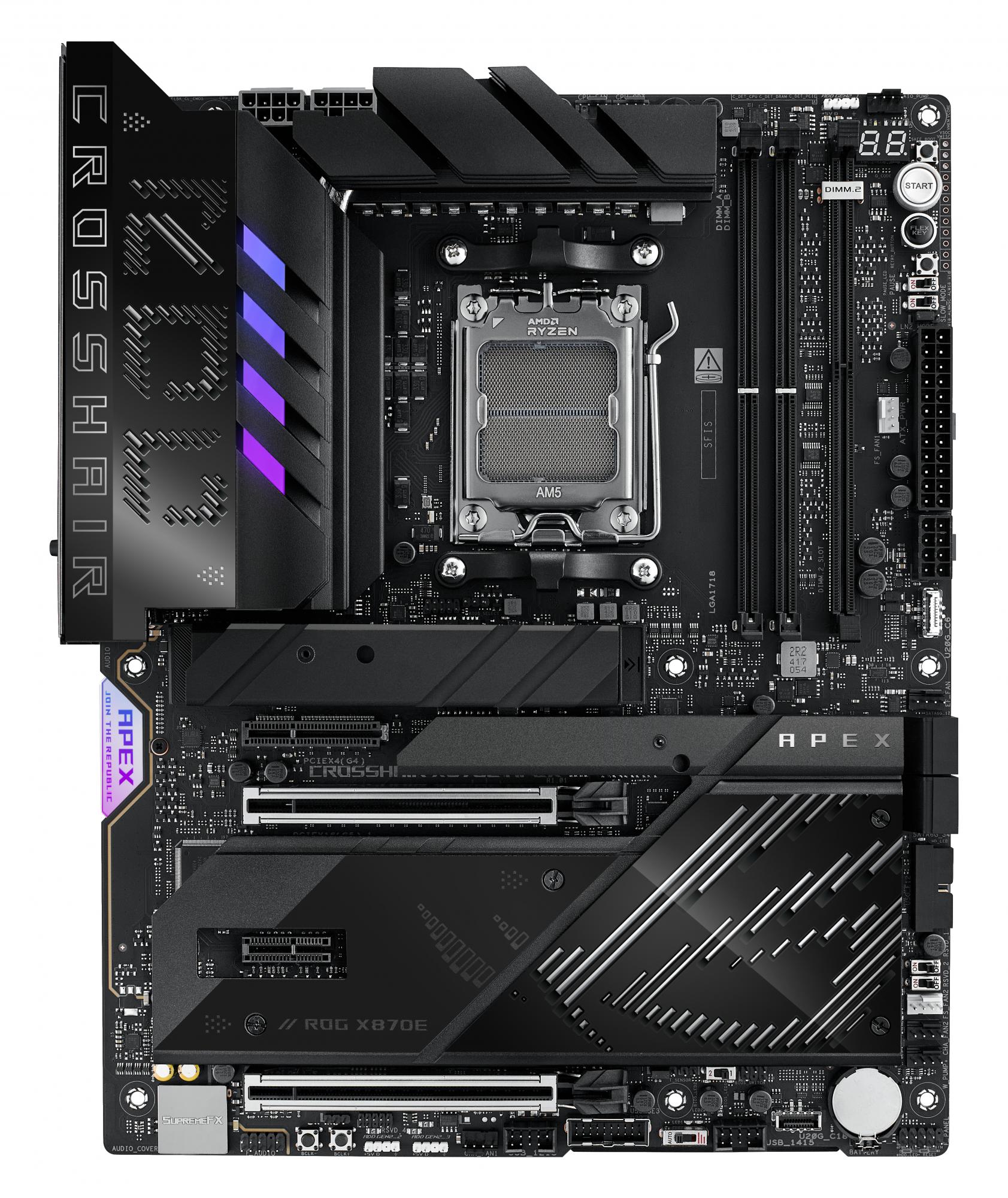 Asus Rog Crosshair X870e Apex Atx X870e Am5 Ddr5 Bundkort Geekd Dk