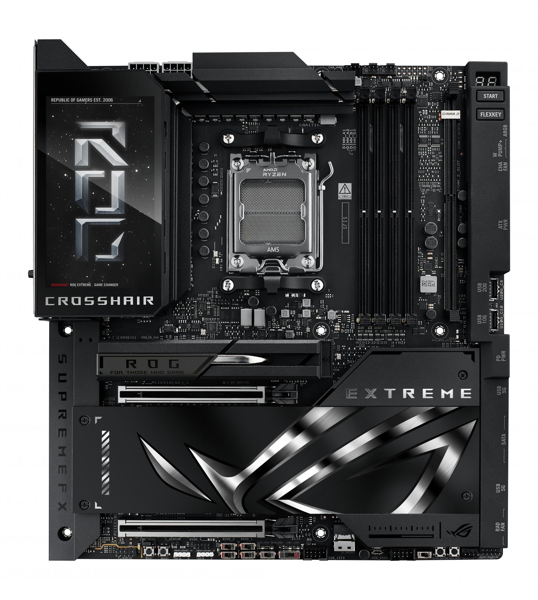 Asus Rog Crosshair X870e Extreme -atx X870e Am5 Ddr5 Bundkort Geekd Dk