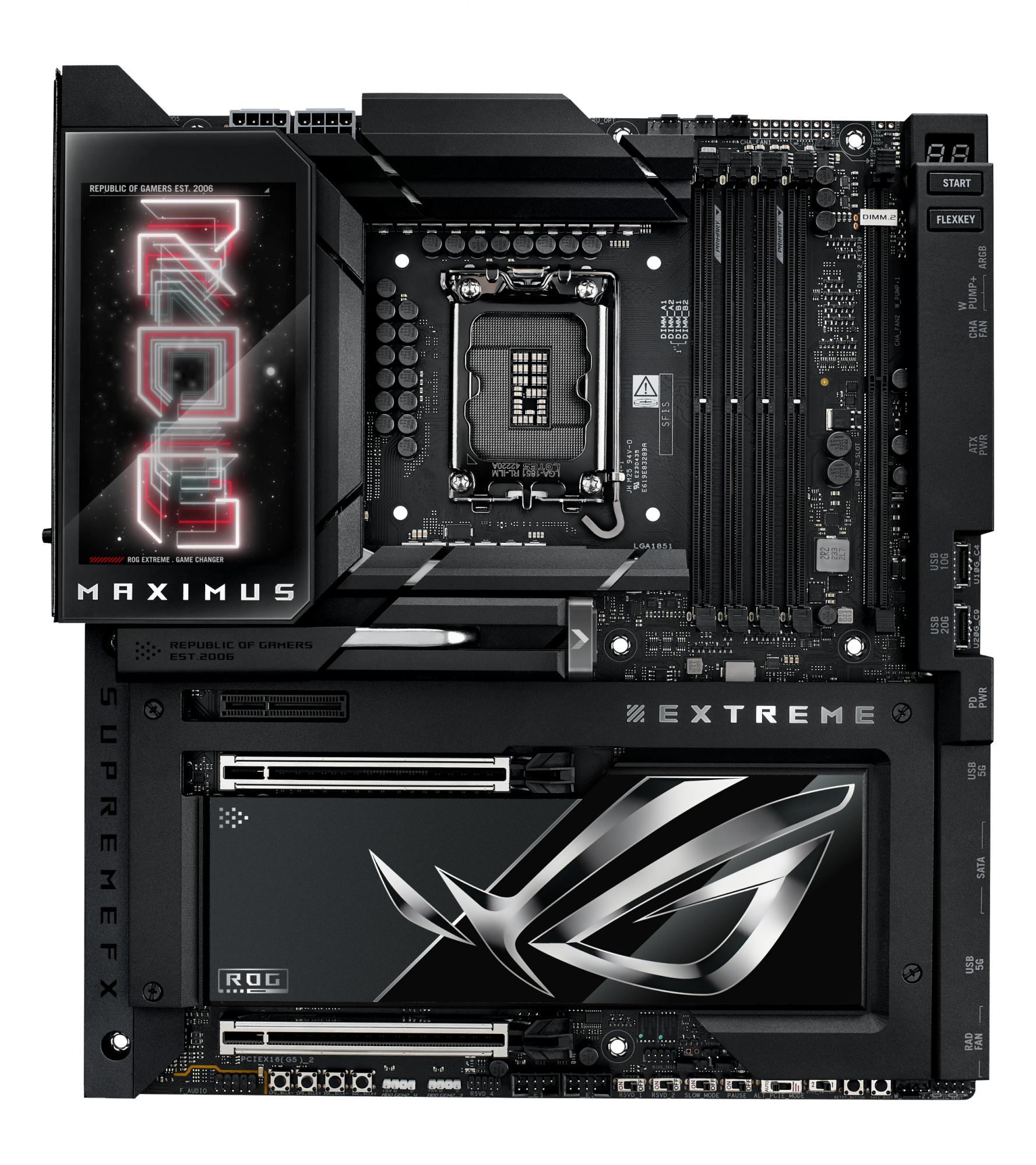 Asus Rog Maximus Z890 Extreme Eatx Z890 Lga 1851 Ddr5 Bundkort Geekd Dk