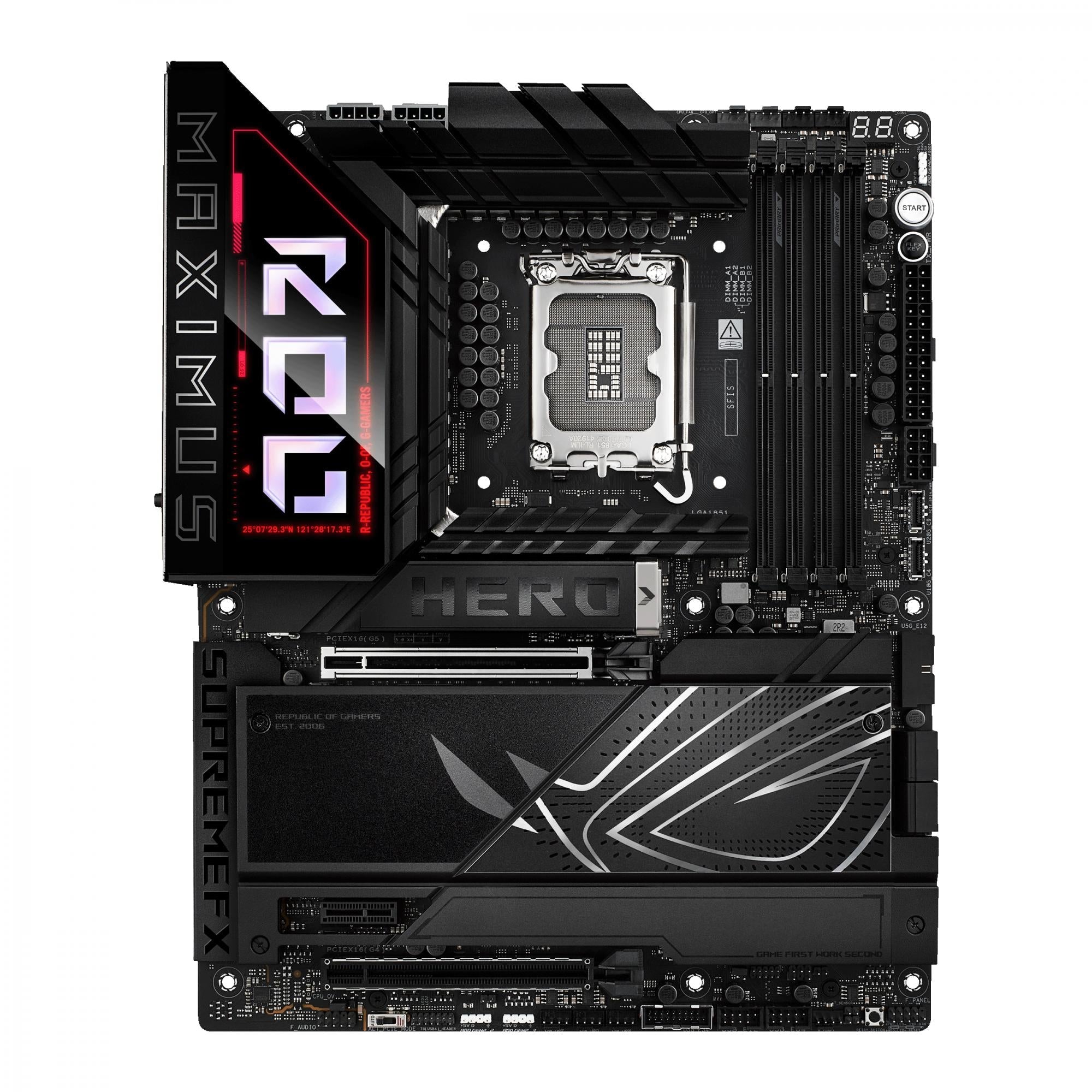 Asus Rog Maximus Z890 Hero Atx Z890 Lga 1851 Ddr5 Bundkort Geekd Dk