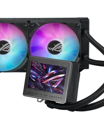 Asus Rog Ryujin Iii 240 Argb Aio Liquid Cooler        Quot  Lcd  2x120mm Rog Argb Magnetic Daisy-chainable Fans 2200 Rpm Pwm Vandkøling Geekd Dk