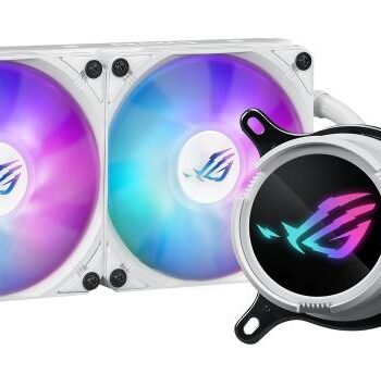 Asus Rog Strix Lc Iii 240 Argb White Edition Aio Liquid Cooler Vandkøling Geekd Dk