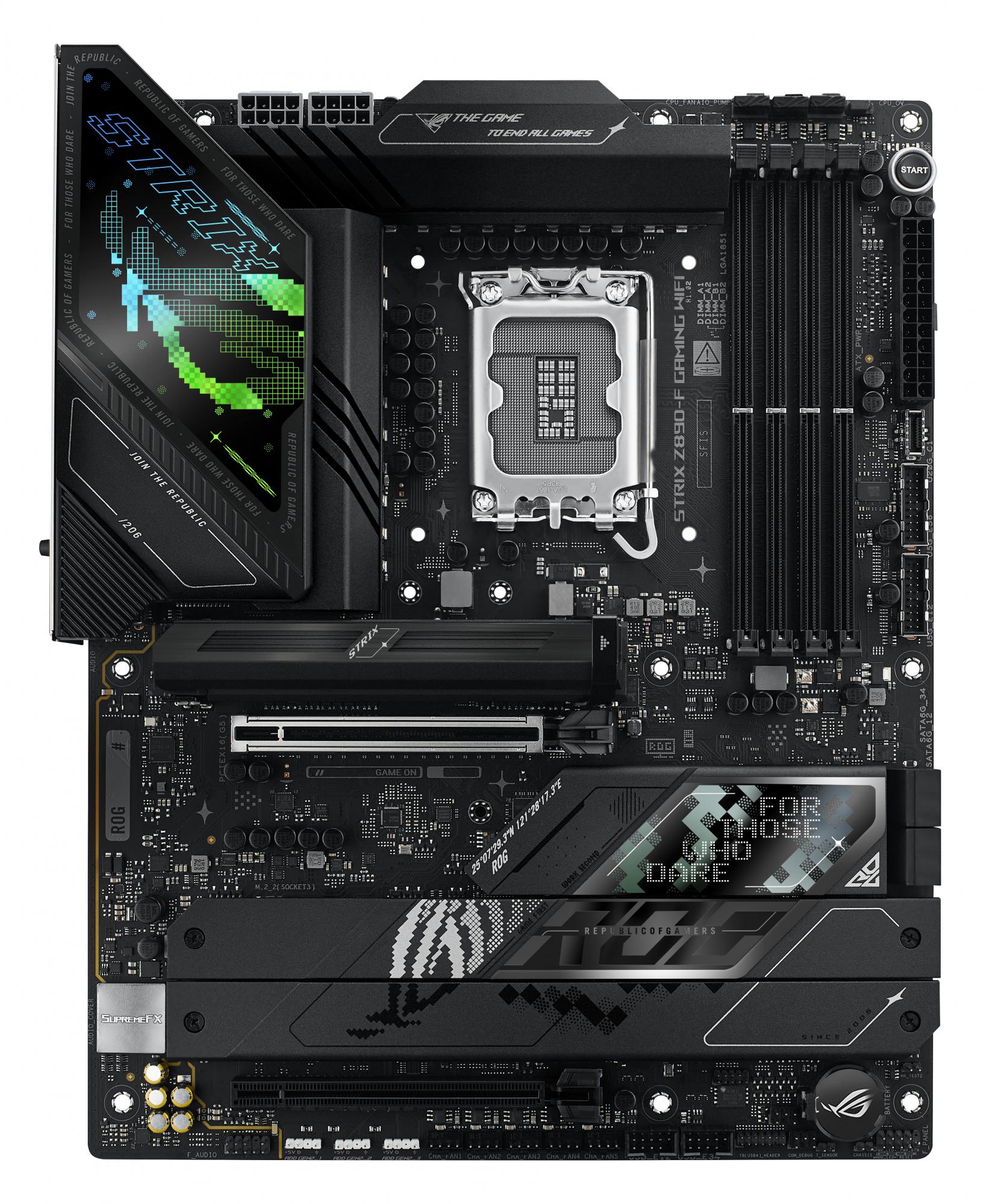 Asus Rog Strix Z890- Gaming Wifi Atx Z890 Lga 1851 Ddr5 Bundkort Geekd Dk