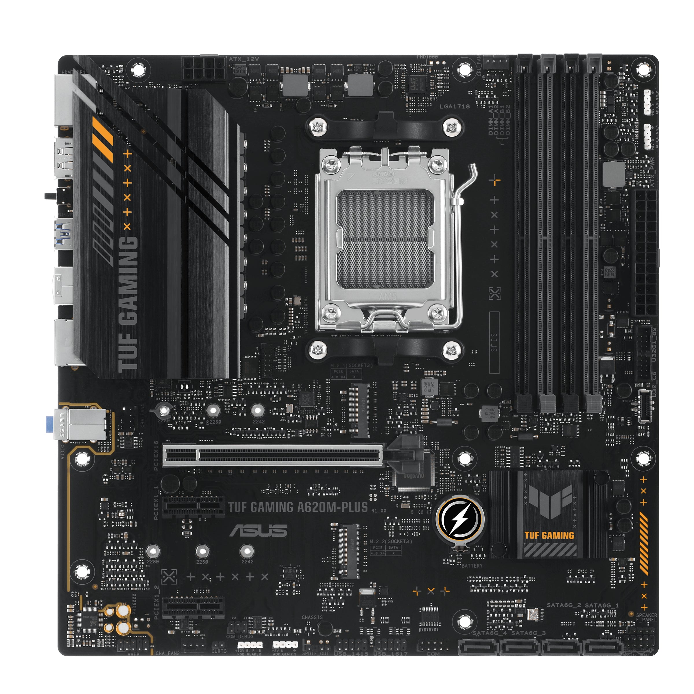 Asus Tuf Gaming A620m-plus  Matx  A620  Am5  Ddr5  Bundkort Geekd Dk