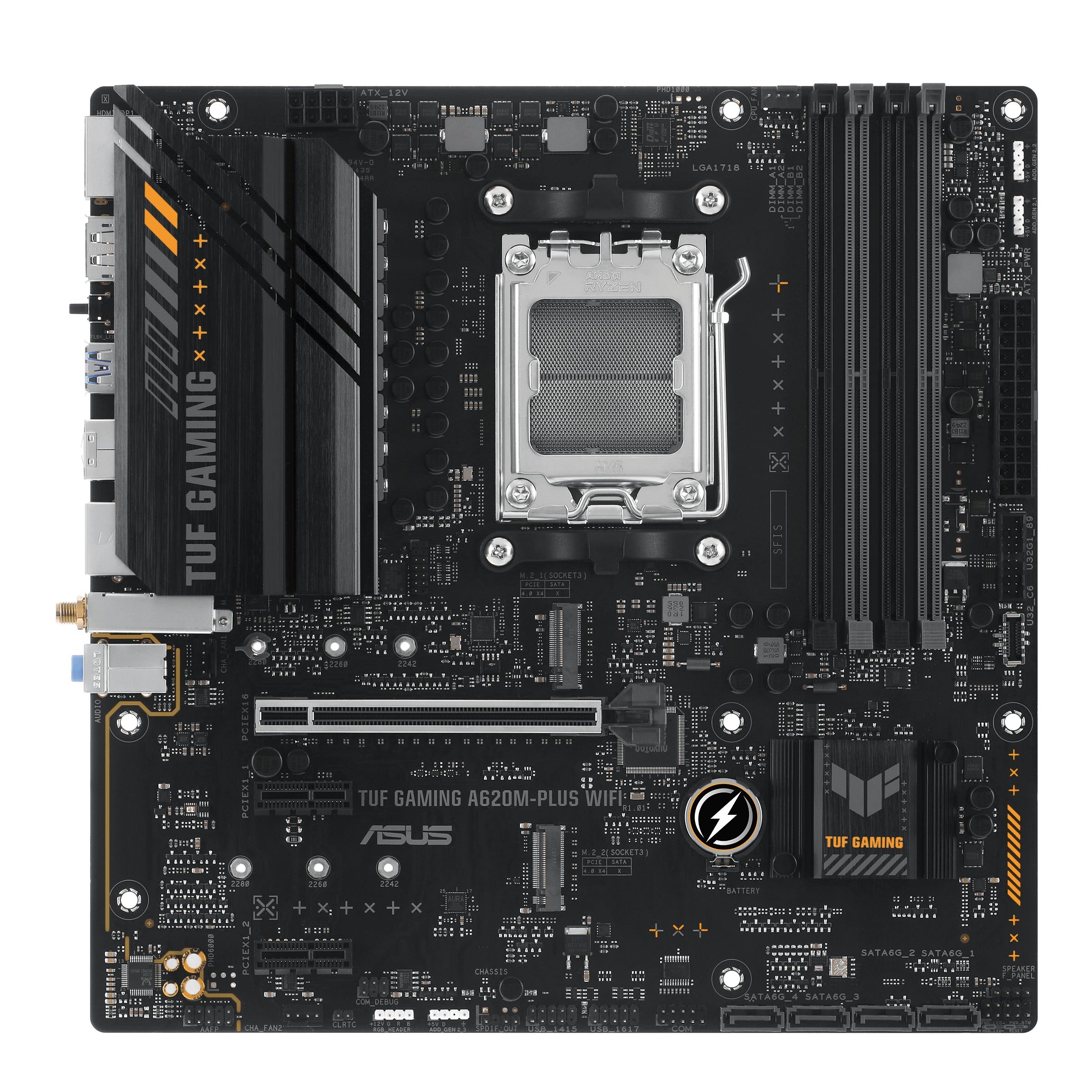 Asus Tuf Gaming A620m-plus Wifi Am5 Bundkort Geekd Dk