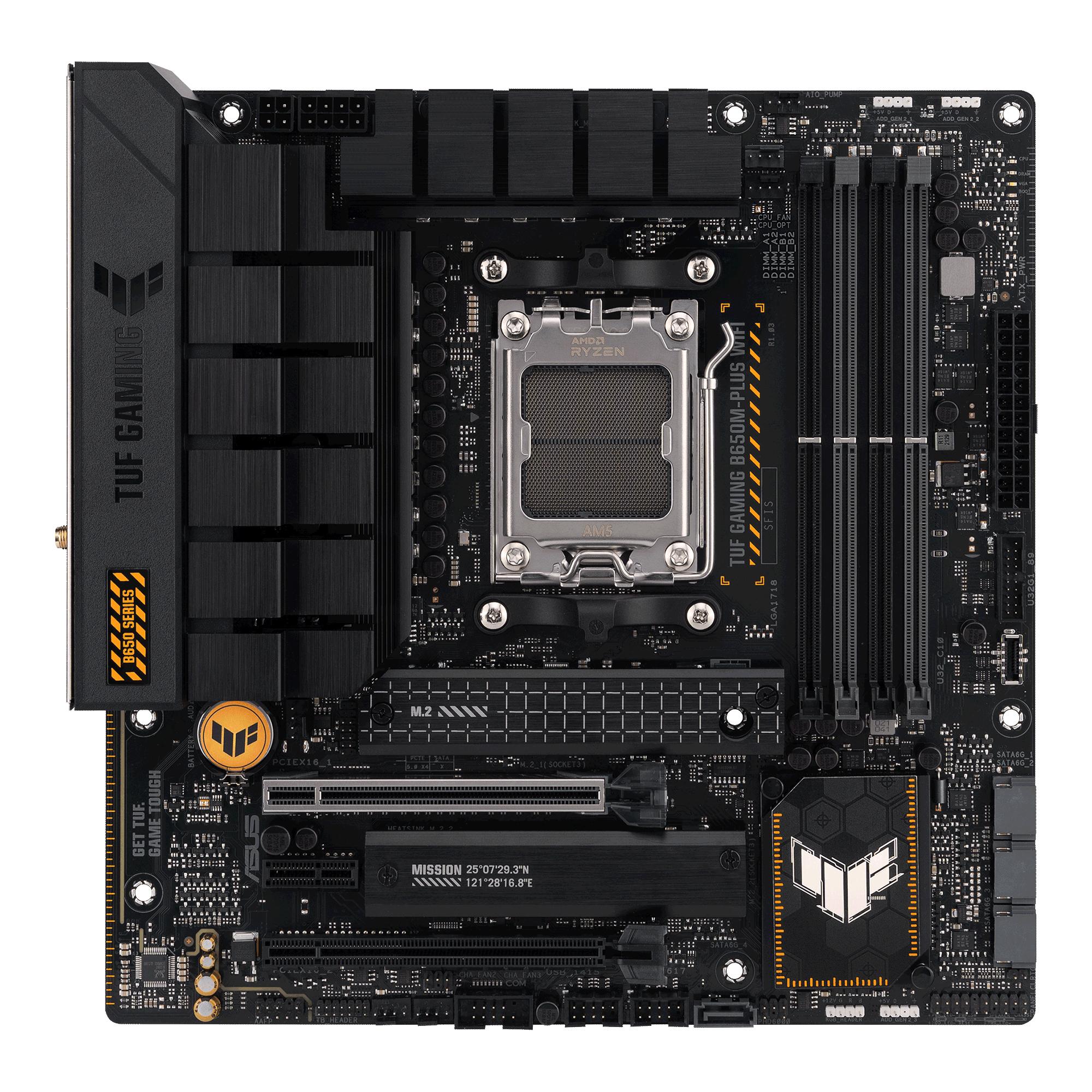 Asus Tuf Gaming B650m-plus Wifi  Matx  B650  Am5  Bundkort Geekd Dk