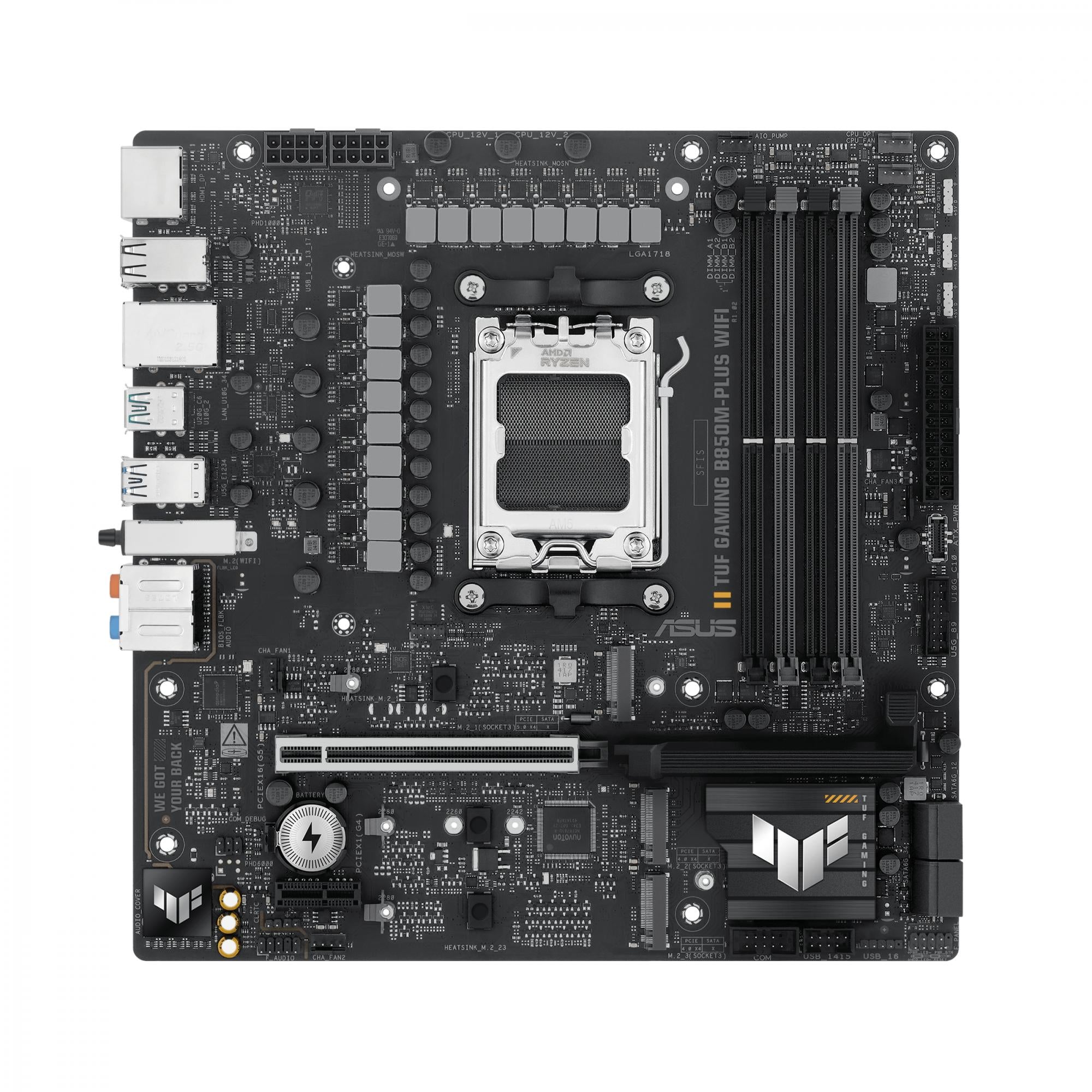 Asus Tuf Gaming B850m-plus Wifi Matx B850 Am5 Bundkort Geekd Dk