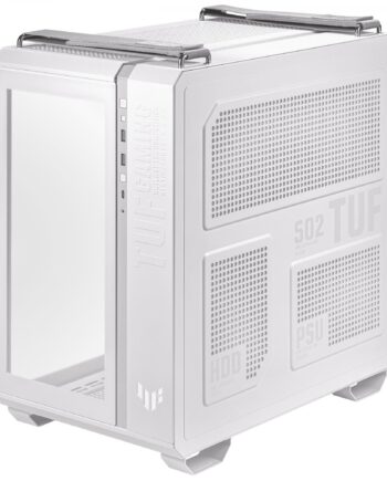 Asus Tuf Gaming Gt502 Plus Tempered Glass Dual Chamber Case White    4x120mm Pre-installed Argb Fans Kabinet Geekd Dk