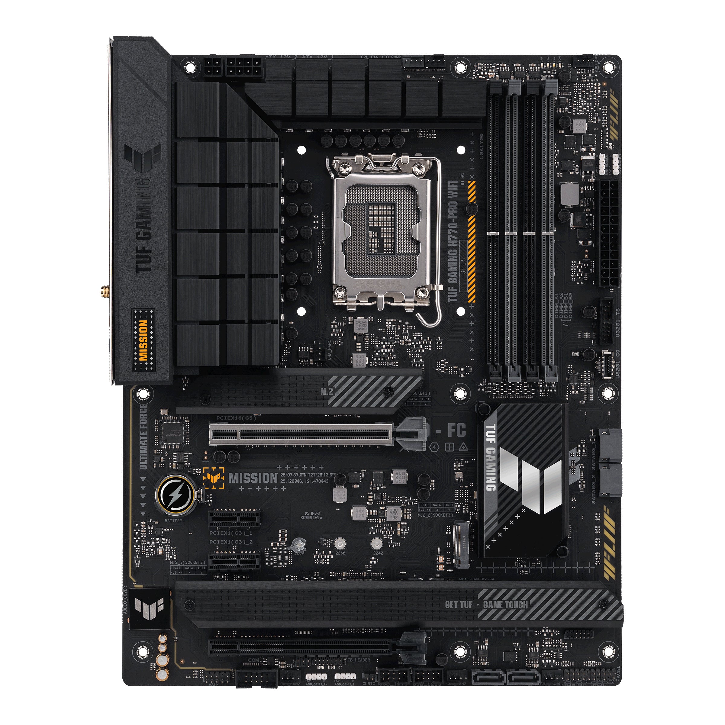 Asus Tuf Gaming H770-pro Wifi  Atx  H770  Lga 1700  Ddr5  Bundkort Geekd Dk