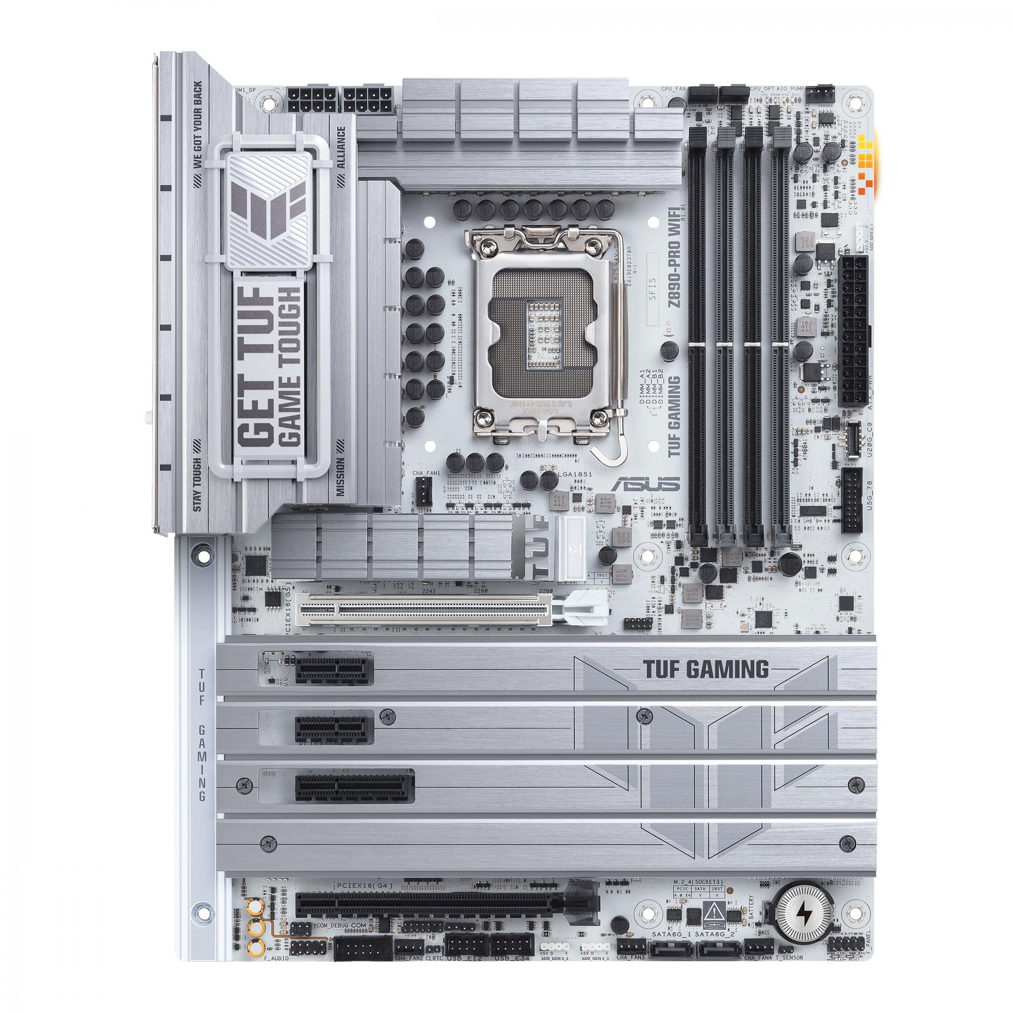 Asus Tuf Gaming Z890-pro Wifi Atx Z890 Lga 1851 Ddr5 Bundkort Geekd Dk