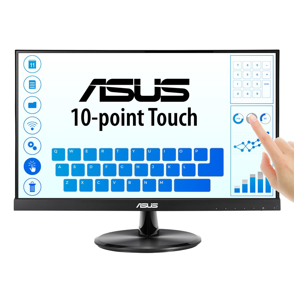 Asus Vt229h 21   1920   1080  Full Hd  Vga  Hd-15  Hdmi Skærm Geekd Dk