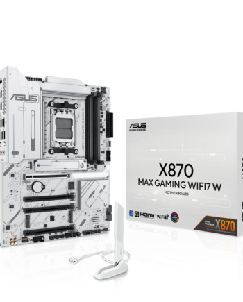 Asus X870 Max Gaming Wifi7 White  Atx  X870  Am5  Ddr5  Bundkort Geekd Dk