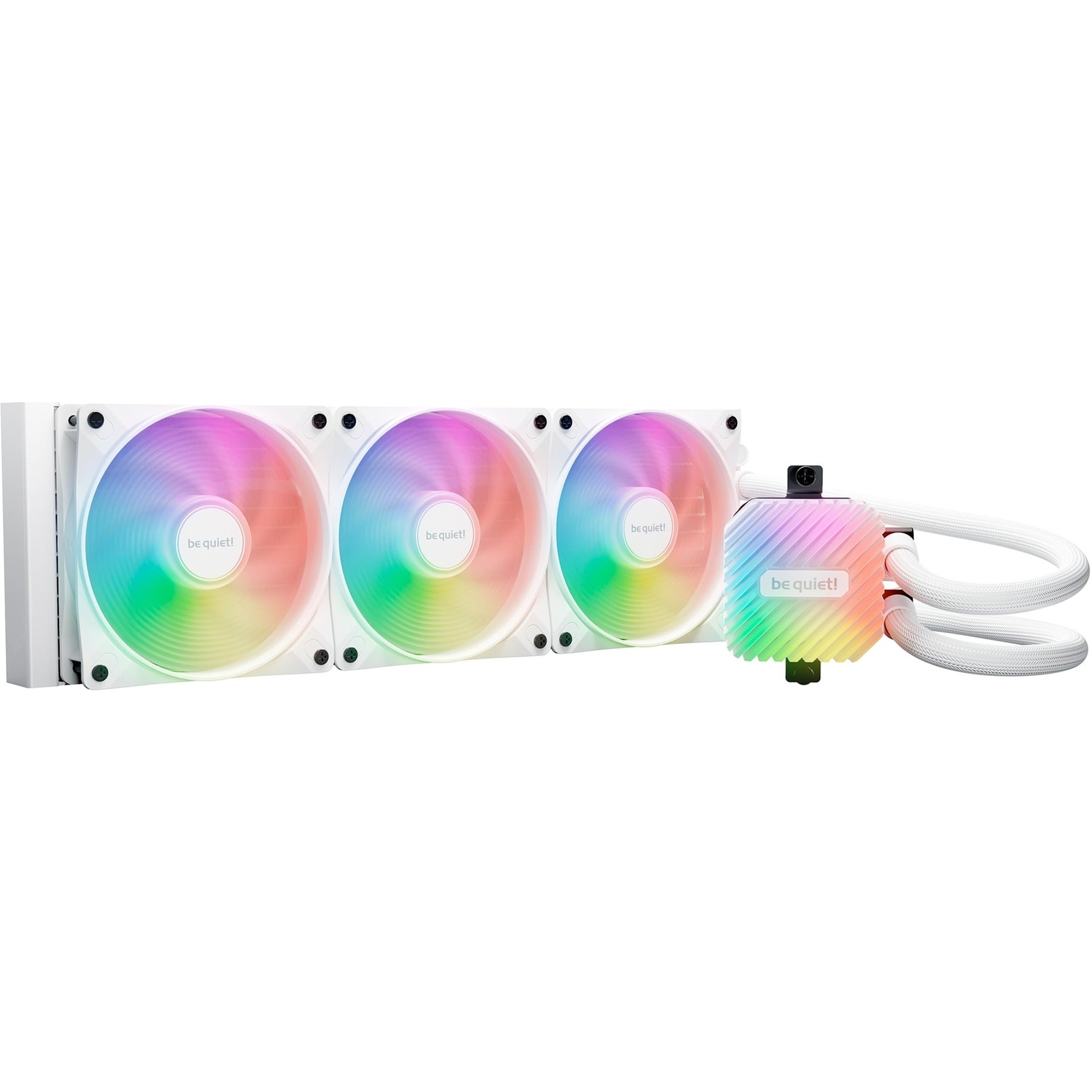 Be Quiet  Light Loop 360mm White  Water Cooling  White  Vandkøling Geekd Dk