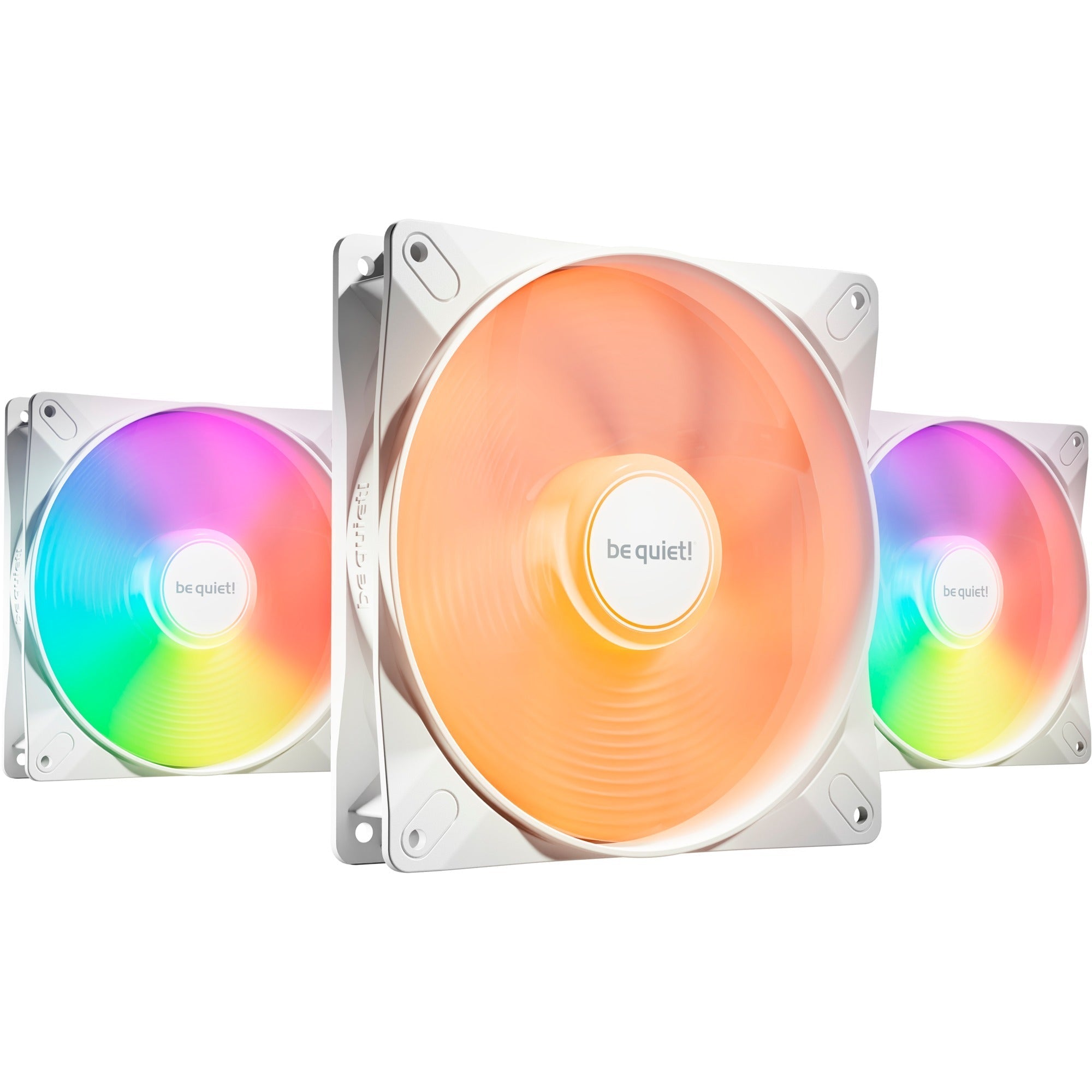 Be Quiet  Light Wings Lx 140mm Pwm High-speed White Triple Pack  Case Fan  White  Pack Of    Kabinet Blæser Geekd Dk
