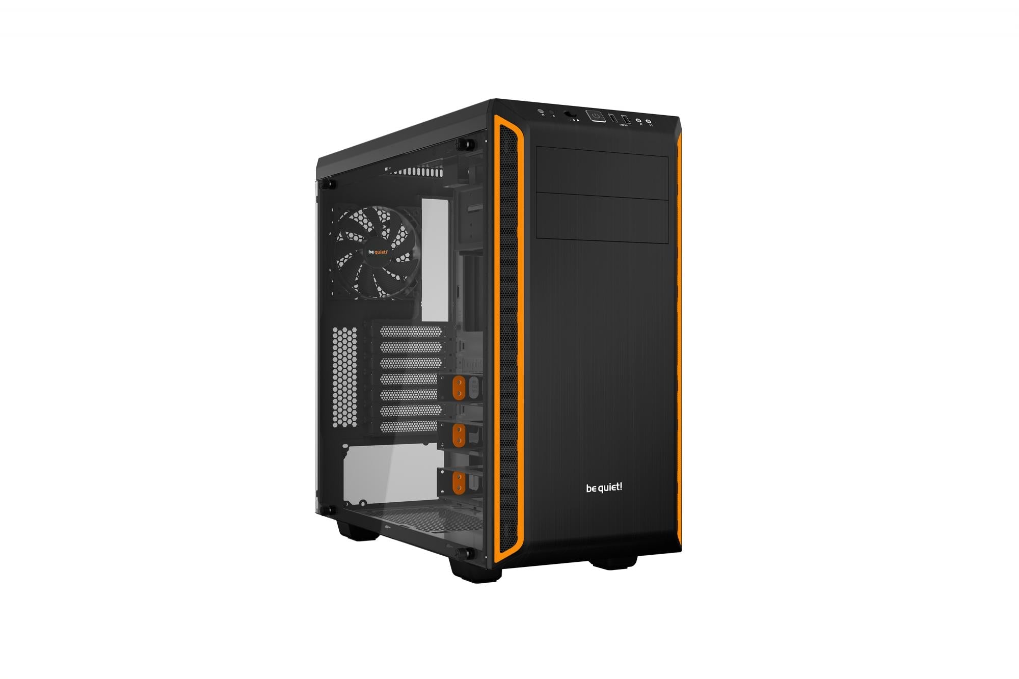 Be Quiet  Pure Base 600 Window Black Orange Kabinet Geekd Dk