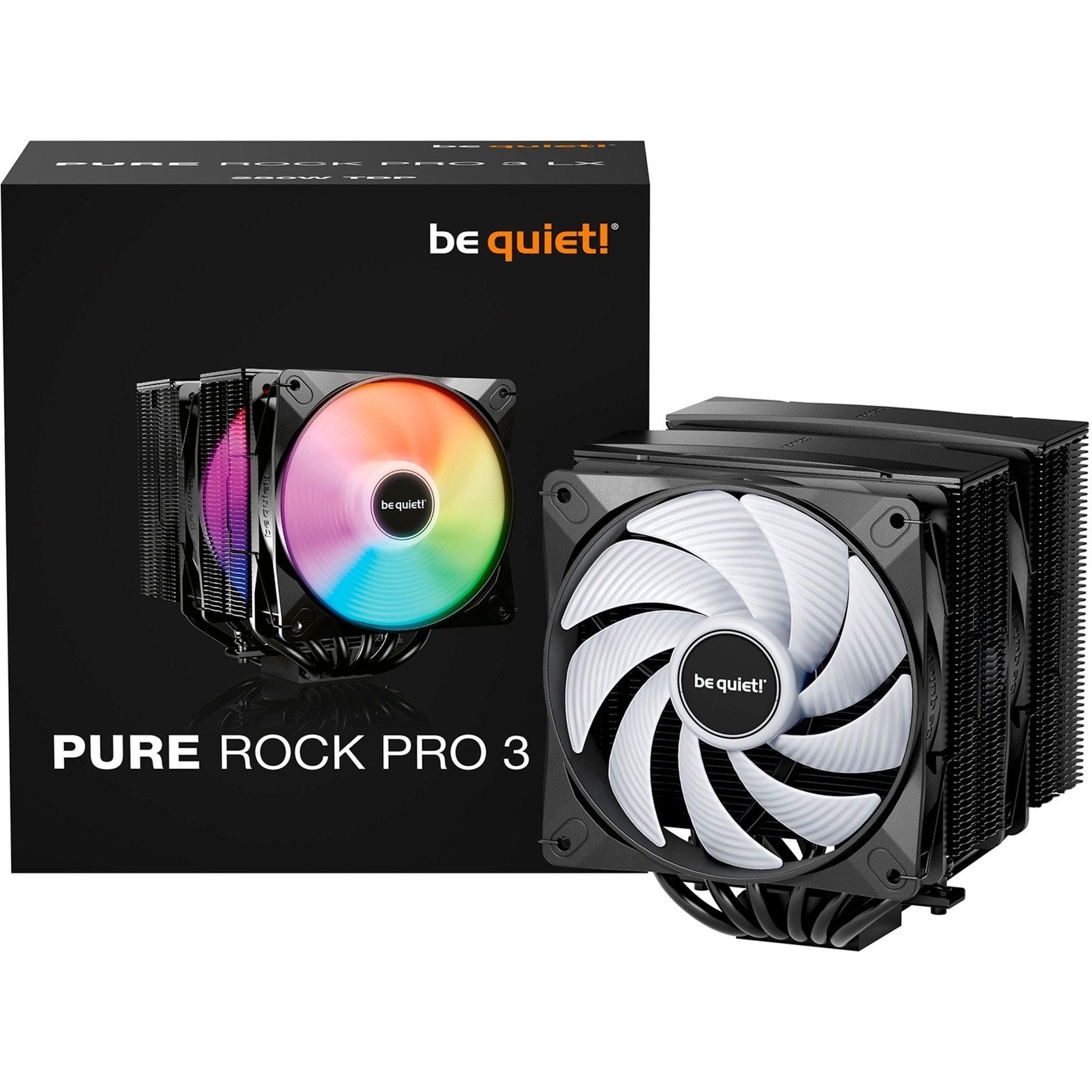 Be Quiet Pure Rock Pro   Lx Black  Black  120 Mm  Cpu Køler Geekd Dk